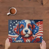 Patriotic Pup Jigsaw Puzzle