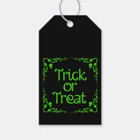 Halloween Slime Green Trick Gift Tags