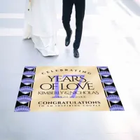 Elegant 17th Shells Wedding Anniversary Floor Decals