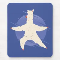 Llama Yoga Mouse Pad