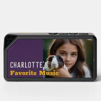 Custom Photo Text Stylish Favorite Music Portable Bluetooth Speaker