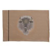 Rustic Western Plains Bison Pillow Case