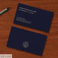 Simple Professional Lawyer Business Card