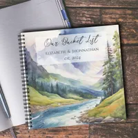 Our Bucket List Couples Nature Adventure Keepsake Notebook