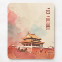 Travel to Forbidden City Mouse Pad