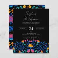 Budget Colorful Mexican Floral Fiesta Wedding