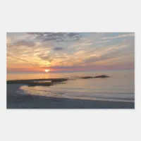 Striking Sunset over Cape Cod Photo Stickers