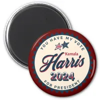 Kamala Harris 2024 | You Have my Vote Large Magnet