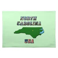 North Carolina Map and Text Placemat