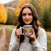 Haunted But Happy Personalized Coffee Mug