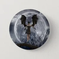 Bat Wing Fairy Button