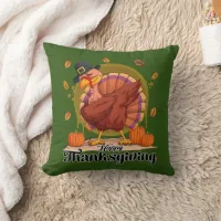 Happy Thanksgiving Throw Pillow