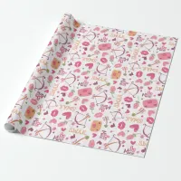 Cute Valentines Day Wrapping Paper