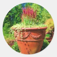 In the Garden Classic Round Sticker