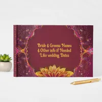 "Eternal Blossoms: A Celebration of Love" Wedding  Guest Book