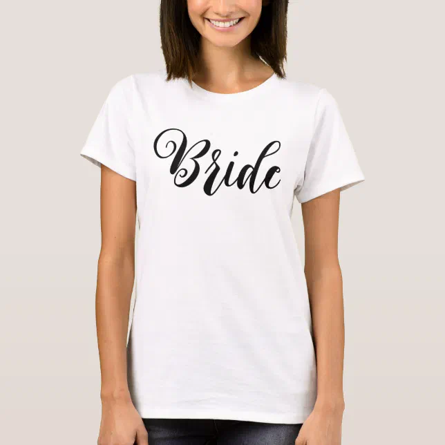 Personalized Women Gifts Template Bride T-Shirt