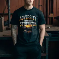 Adversity Tempers Strength - Forged in Fire T-Shirt