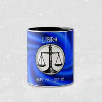 Zodiac Blue Galaxy Libra Mug