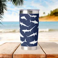 Shark Frenzy Cool Insulated Tumbler