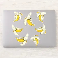 Tropical Yellow Banana Fruits Sticker