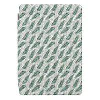 Botanical Green Watercolor Green Leaves   iPad Pro Cover