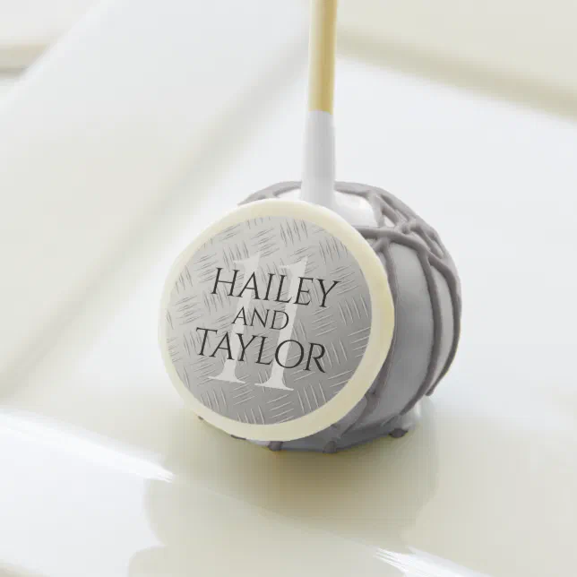 Elegant 11th Steel Wedding Anniversary Celebration Cake Pops