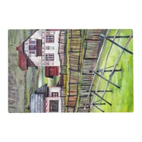 Transylvania, Romania, Picturesque Painted Scenery Placemat