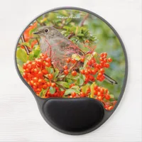 Townsend's Solitaire on the Pyracantha Gel Mouse Pad