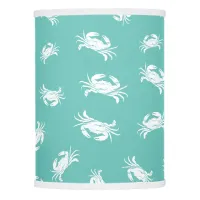 Crab Blue White Seafood Pattern Lamp Shade