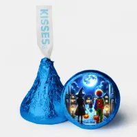 Witch and Clown looking at a Monster Halloween Hershey®'s Kisses®