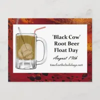 National Black Cow Day Food Holidays Postcard