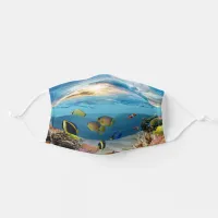 Underwater Coral Reef Tropical Fish Adult Cloth Face Mask