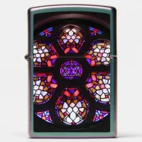 Iglesia del Valle Rosary Window Zippo Lighter