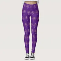 Leggings - Wire Umbrella Pattern