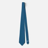 Personalized Blue Jay Wedding Groom Neck Tie