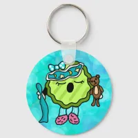 Sleepy Time Pickle | Night Night Jammies   Keychain