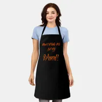 Halloween Witchy Quote Apron