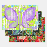 Butterflies of Love Joy Peace Happiness Harmony  Wrapping Paper Sheets