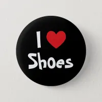 I Love Shoes Pinback Button