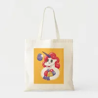 Easter Unicorn Tote Bag