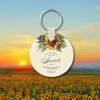 The Sun Rises and the Sun Sets Ecclesiastes 1:5  Keychain