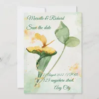 Flat Save The Date Card