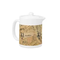 Pieces of Vintage Music ID389 Teapot