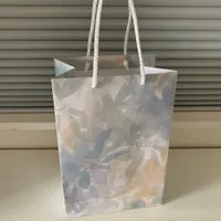 Abstract Tropical Flowers Floral Medium Gift Bag