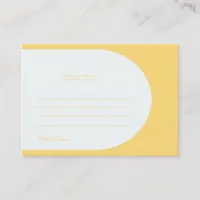 Bridal Wedding Advice Enclosure Card