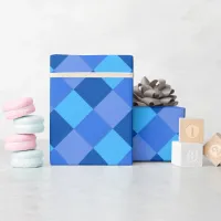 Blue Patchwork Wrapping Paper