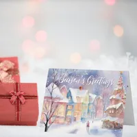 Season’s Greetings Magical Winter Wonderland Card