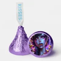 Vampire with Gold Eyes and Teeth Halloween Hershey®'s Kisses®