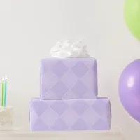 Purple Diamond Lilac Geometric Wrapping Paper