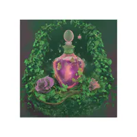 Magic Potion and Ivy Wood Wall Art